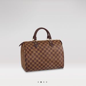 Louis Vuitton Authentic Speedy 30 Damier Ebene